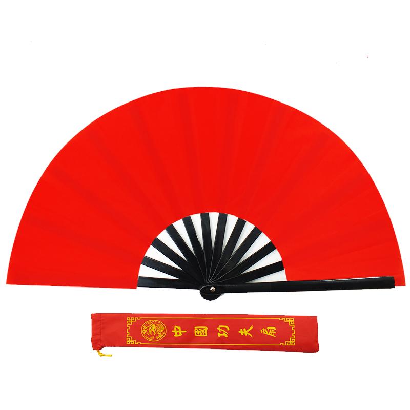 

Двусторонний веер Кунг-фу Высококачественный Веер для выступлений в китайском стиле Тай-чи Веер-кольцо Пластиковые ребра Веер для квадратных танцев Складной ручной веер