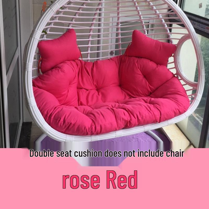 Double Hammock Hanging Chair Cushion - Thick, Washable Rattan Chair Cover for Autumn