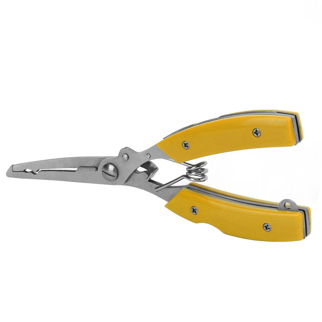 Fishing Pliers Multifunctional Stainless Steel Fishing Scissors with 2 Blades Braid Line Cutters Hook Remover