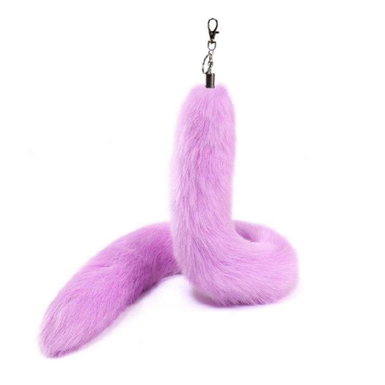 Foxes Tail Keychain Cosplays Toy Foxes Tail Keyring Bag Hangings Pendant Charm