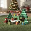 Non-Toxic Christmas Gift Magnetic Blocks Set 54Pcs 3D Diy Santa Claus Building Toys Stem Creative Decor Holiday Present