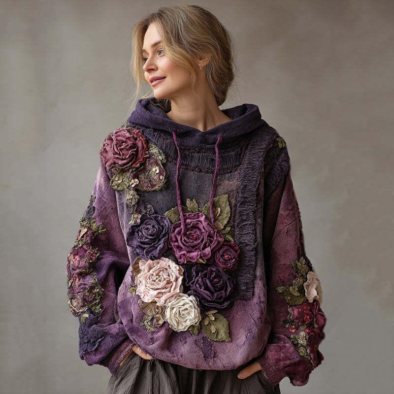 Casual Shirt Trend Japanese Ethnic Style Cherry Blossom Art Print Loose Coat