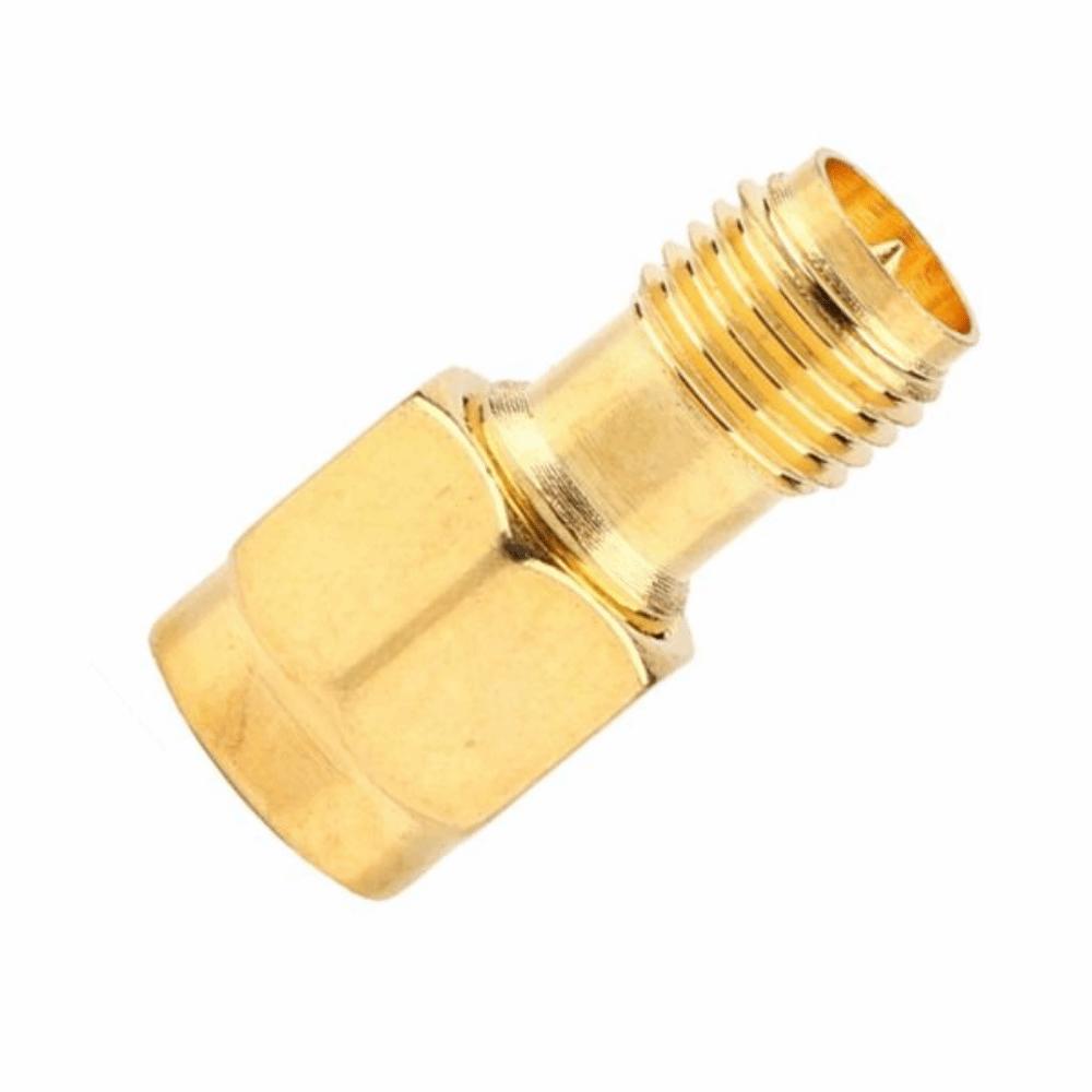 5PCS Durable Low Loss SMA Male To SMA Female Coaxial Connector Gold Adapter Set SMA Connector Coax Connector FPV Drones