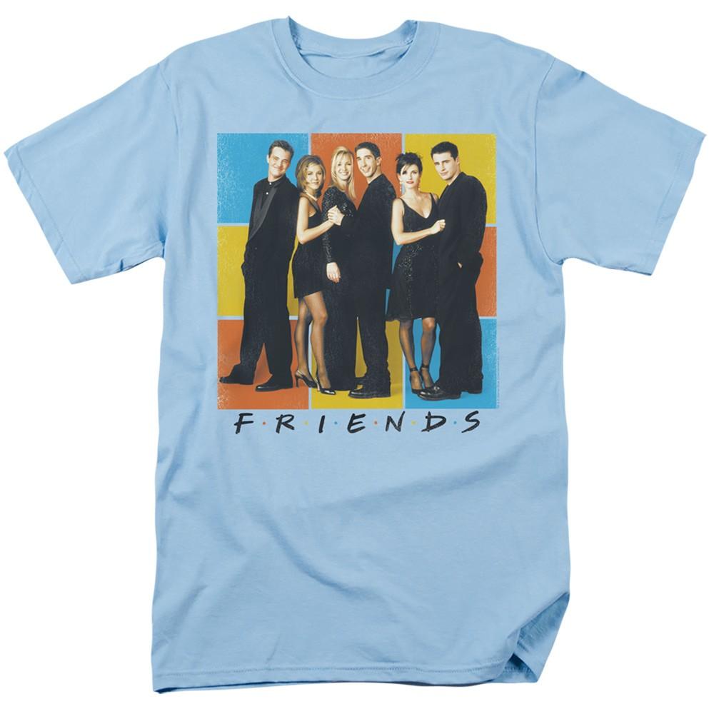 Friends Color Block Of Friends Licensed Adult T-Shirt S