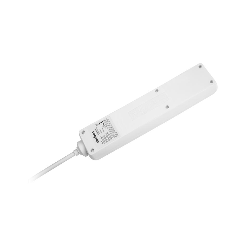 Rebel 3m 5-socket Power Strip Extension Cord