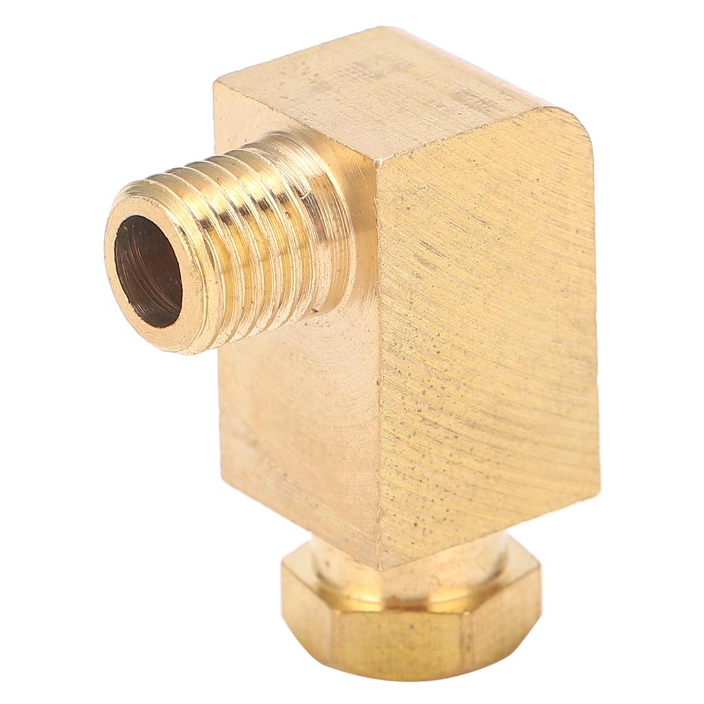 Brass 90 Degree Elbow Compression Tube Pipe Fitting Connector Adapter for Oil Lubrication