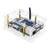 Acrylic Enclosure Box Cooling Fan for Orange Pi 3B Development Board Case Outer Shells with Cooling Fan Heat Sink