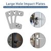 Solid Iron Construction Security Door Protector Reinforced Door Lock Plate  Home Security