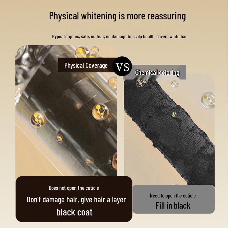 Mary Elie Floral Hair Color Concealer Pen: Three-Color Root Touch-Up for Gray Coverage