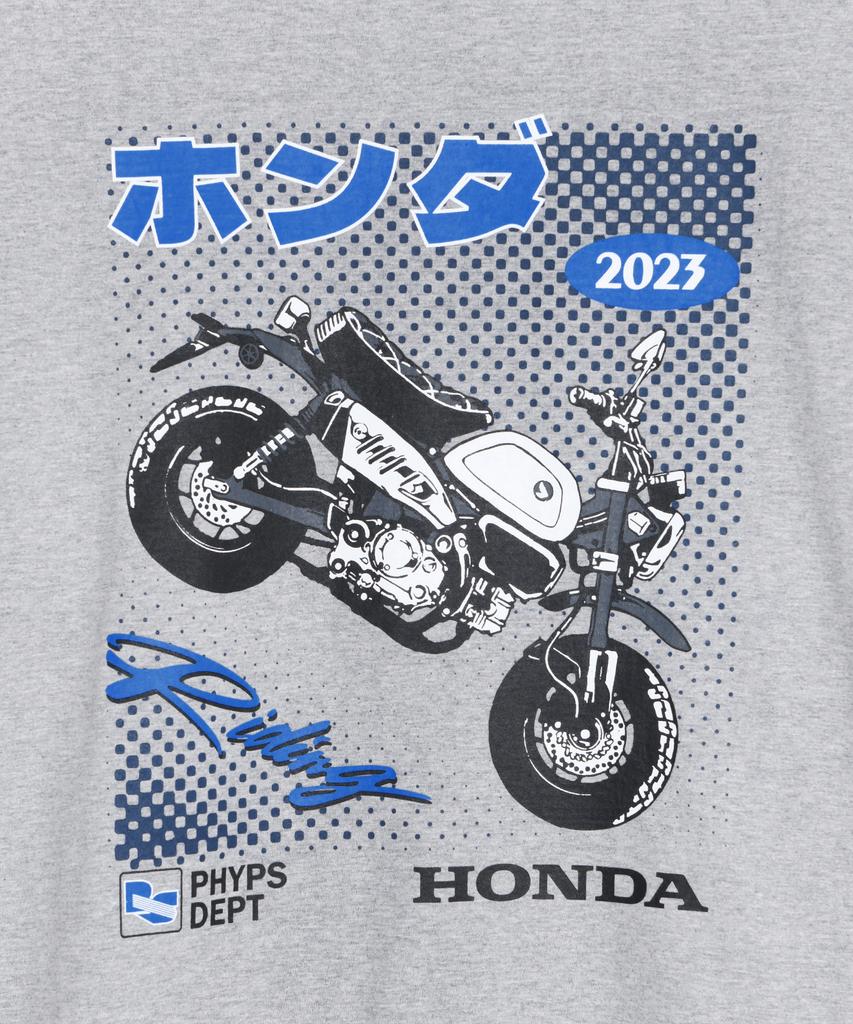 PHYPS MOTORCYCLE Honda Anime Monkey 125 Long Sleeve_Gray
