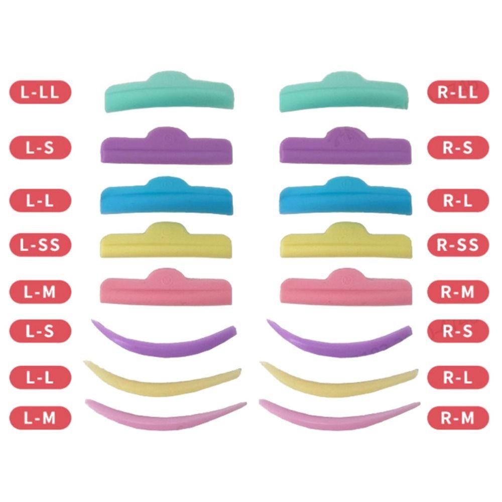 Recycling Lashes Rods Shield Eyelash Curler Tool Silicone Eyelash Perm Pad 3D Eyelash Lifting