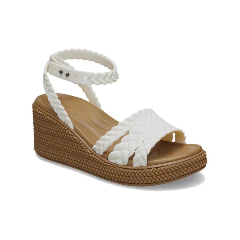 Crocs Strap Sandals 7.5cm Women's White