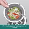 Universal Thickened Stainless Steel Sink Filter - Anti-Leakage Vegetable Basin Residue Net