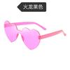 Heart Shape Sunglasses Love Heart Glasses Frameless Sunglasses
