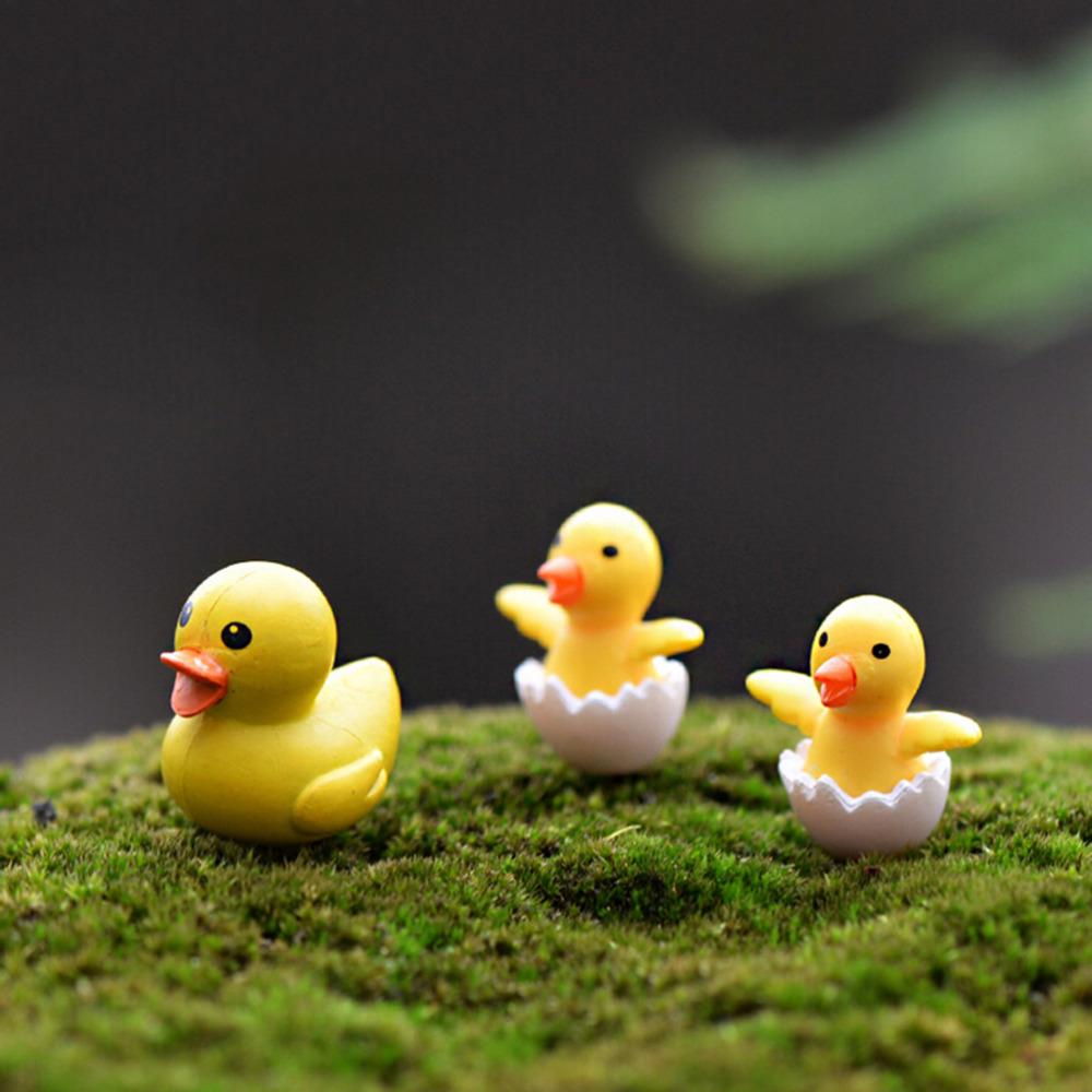 20pcs Resin Mini Ducks Figurines Micro Landscape DIY Fairy Garden Accessories