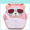 Cartoon Sunglasses Bear Childrens School Backpack With Lightweight Nylon For Kindergarten Kids