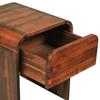 Bedside Tables Nightstand 41.5X42x52 Cm Solid Acacia Wood