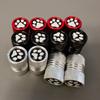 4pcs/Set Universal Car Wheel Tire Valve Caps Accessories Dog Paw Shape for Cars Trucks Bikes Auto Car Accessories