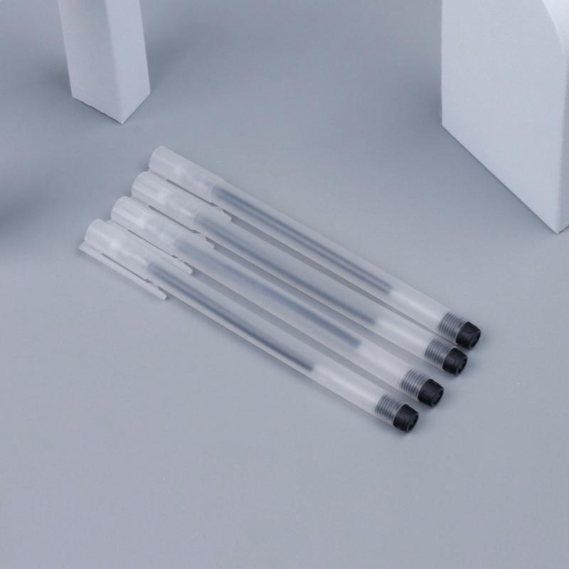 

Нейтральная ручка, матовая, прозрачная, 0,5 мм, полная игла, ручка для экзамена студента 14*1.1*1.1cm