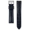 [Seiko Watch] Genuine Replacement Band RS06P19NY Cowhide Alligator Pattern (Cut Piece, Thick, Colored Cob) Men's Navy Width 19mm Tang Width