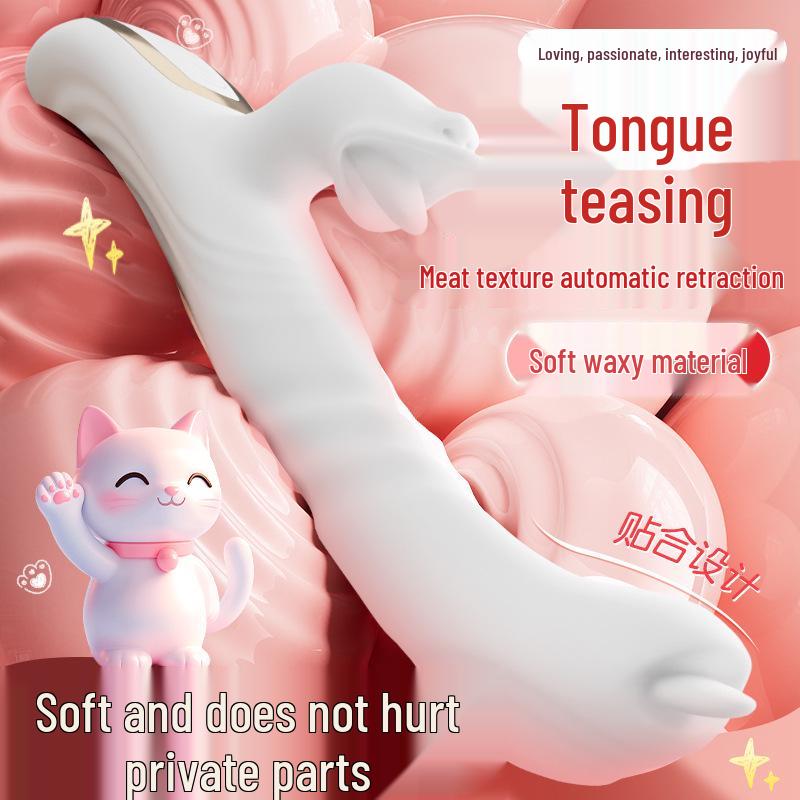 Long Love Automatic Thrusting Vibrator & Masturbator for Women – Massage AV Stick Adult Sex Toy.