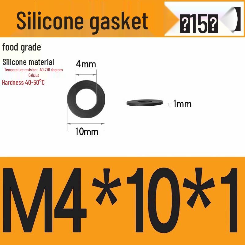 Silicone High-Temp Waterproof Gasket & Shock Absorbing Seal Pad