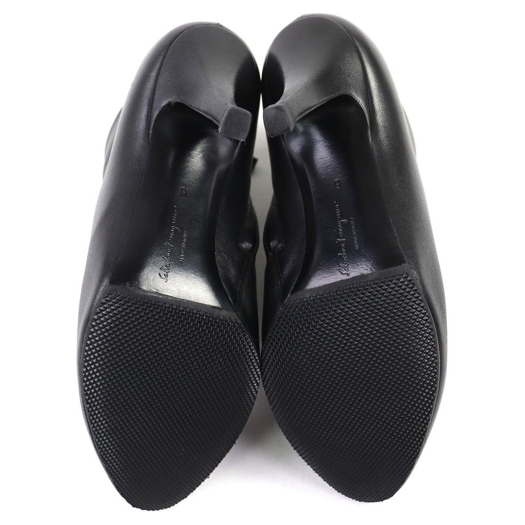 Ausgezeichnete Salvatore Ferragamo Stiefeletten Joan Gancini Leder-Ankle-Boot mit Seitenreißverschluss 6 Gebraucht