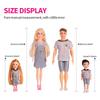 30CM Doll Set Jointed Doll Clothes Toy Accessories Family Set