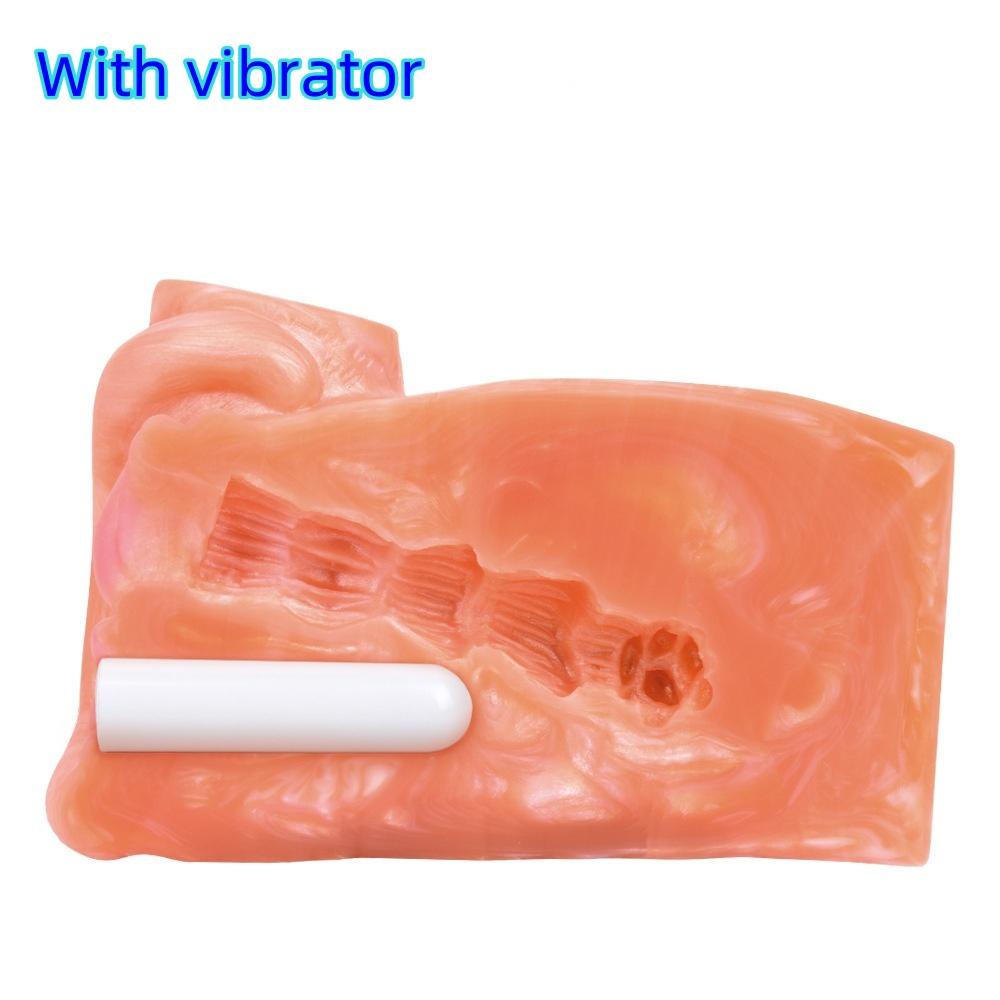 Płynny silikonowy masturbator 761G 11*15,5CM Jet Cup z wibratorem zabawki erotyczne dla mężczyzn analogowy kot pochwa symulowane zwierzę tyłek anal