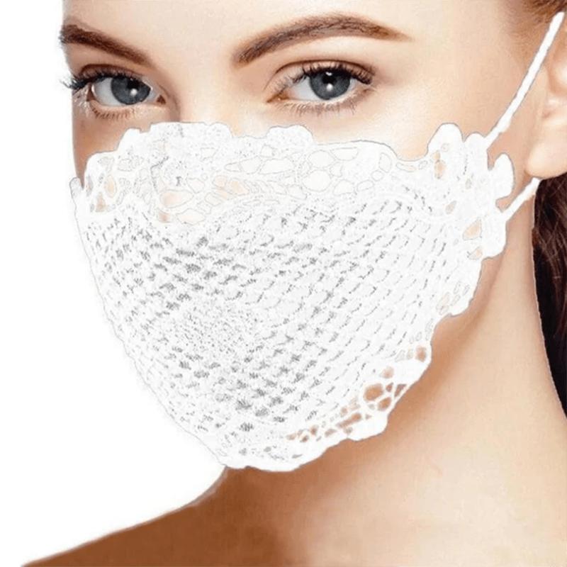 1pc Sunscreen Lace Mask,multi-color Sexy Breathable Holiday Gifts,Suitable for Outdoor Activities Such As Traveling,cycling,etc.