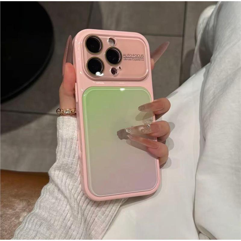 Premium Acrylic Gradient iPhone 17 Case with Full Coverage for 16 Pro Max Lens