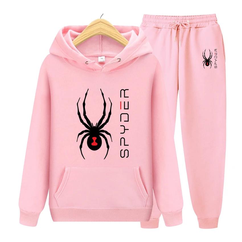 Korean Men's Hoodie Tracksuit Set 2PC Autumn Winter Men Hooded Sweatshirt +Pants Suit Male Casual Outfits Joggers Sets