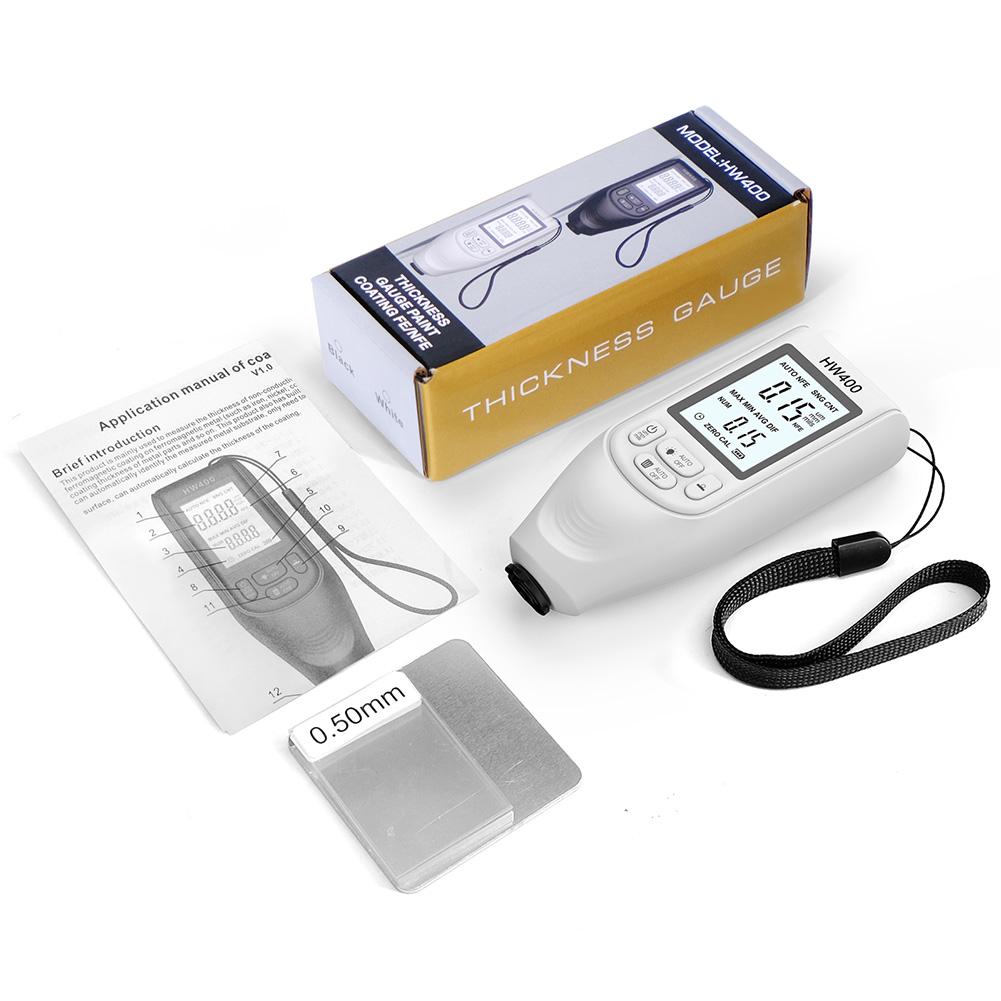 0-2000UM Digital Car Paint Thickness Gauge FE/NFE Paint Measuring Meter Automotive Paint Meter Auto Paint Thickness Measurement
