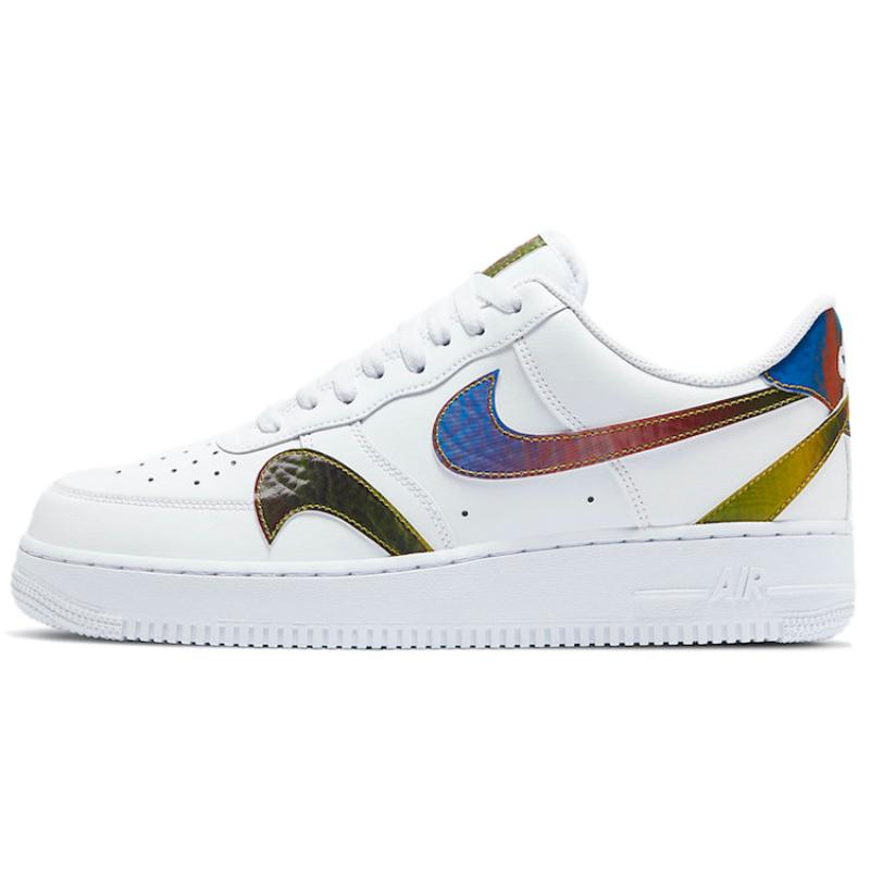 Nike Air Force 1 Low Misplaced Swooshes White Multi Sneakers CK7214-101