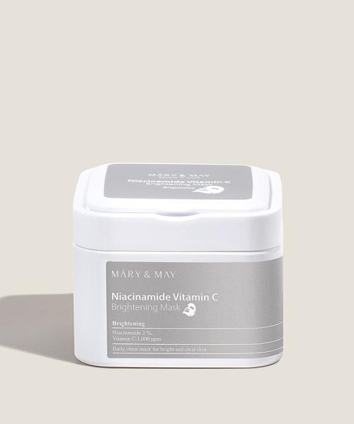 Mary & May Niacinamide + Vitamin C Brightening Mask 30 sheets/400g