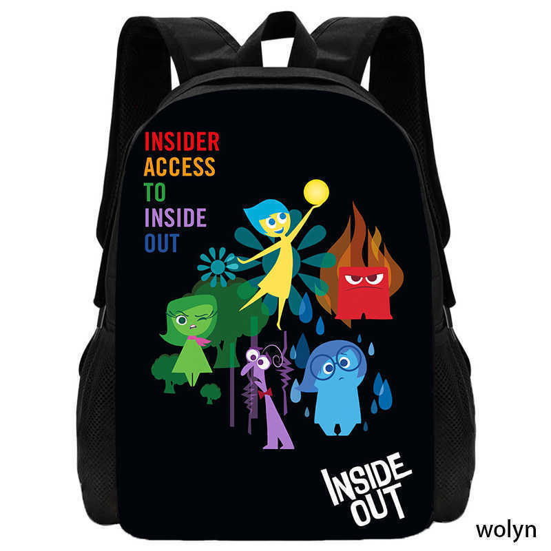 Inside Out 2 Anime Backpack For School And Travel With Storage Compartments