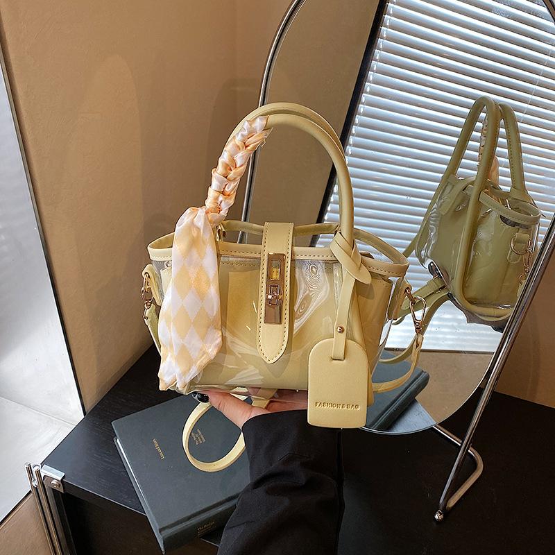 Retro handbag bag women's bag versatile summer new texture popular shoulder messenger bag bucket bag