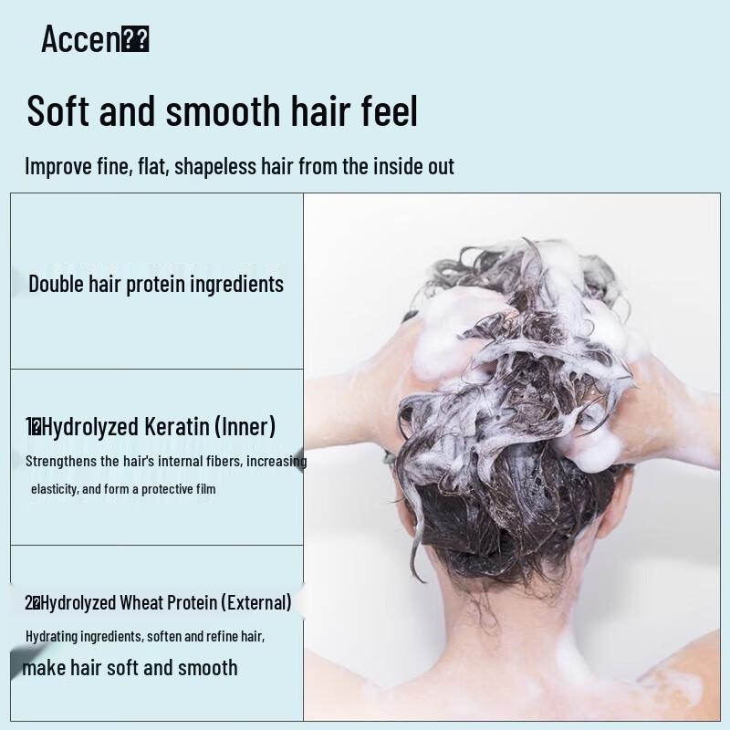 Accen Triple Oil Control Anti-Dandruff Volumizing Shampoo