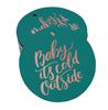 Inkdotpot Real Gold Foil Baby It's Cold Outside Baby Shower Tags Favor Hang Paper Tags 100