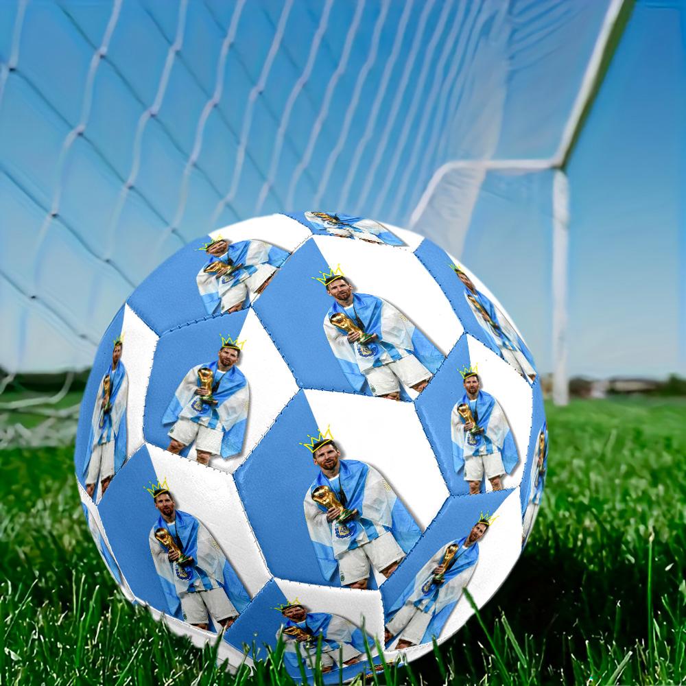 Messi2 Soccer Ball Size 5 Football Machine Sewn Indoor/Outdoor Training and Matches Sports Enthusiast Gifts Perfect Birthday Christmas Gift Idea