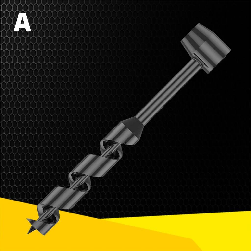 Hand Wood Punch Manual Auger Drill Bush-Craft Carbon Steel Portable Survival Bit