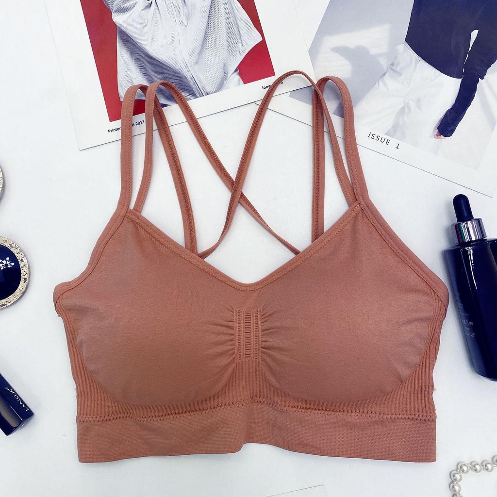 Large Size Beautiful Back Bra Wrap Tube Top Yoga Vest for Women