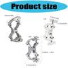 Double Locking Aluminum Magnesiums Alloys Stage Light Clamps For Secure Mounting In Event And Performances