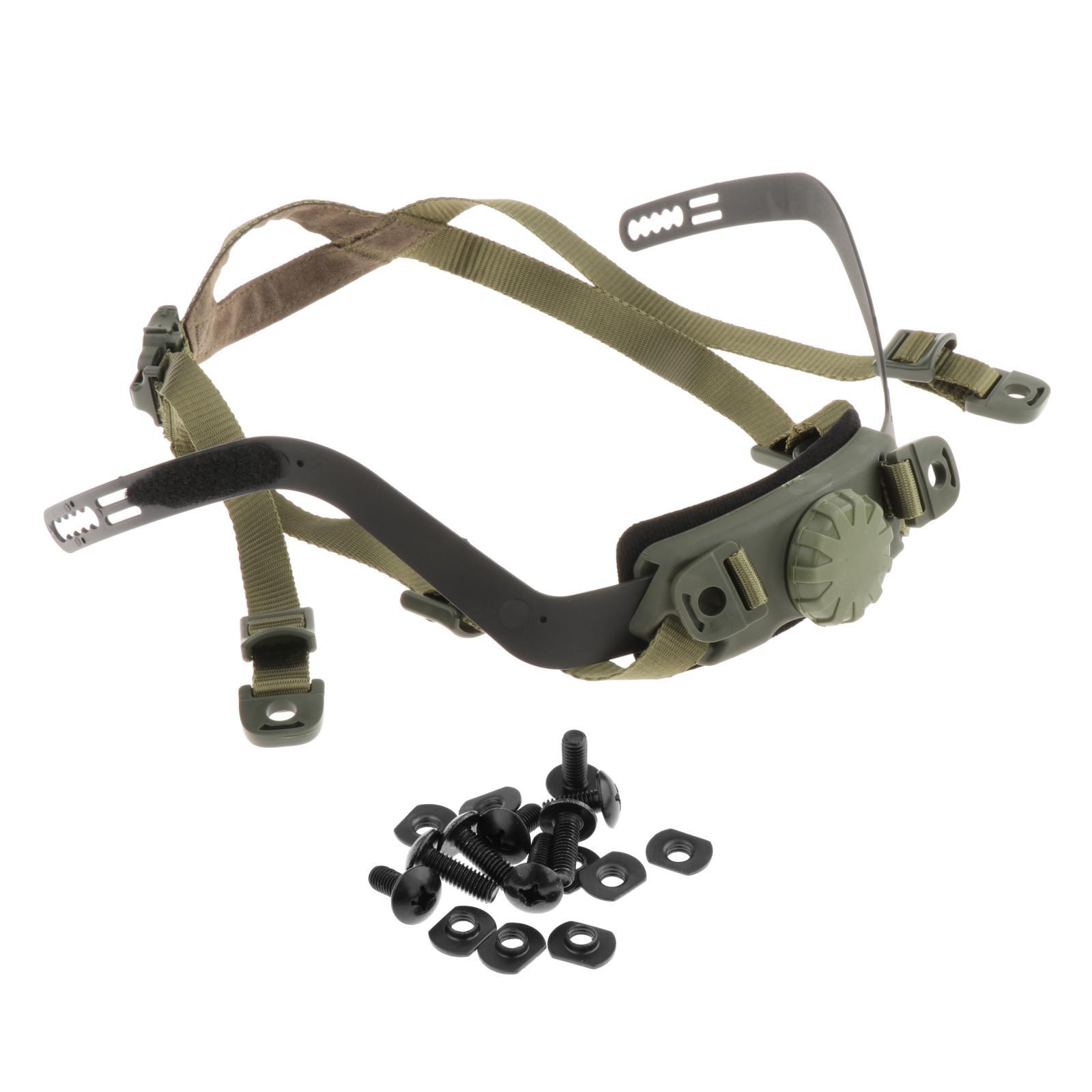 

Helmet Liner Kit Replacement Equipment Strap Fittings Hanging System Inner Adjustable Easy Installation Lanyard for HL31