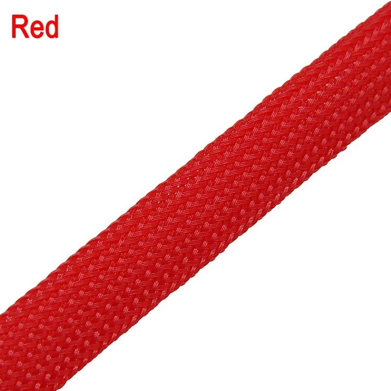 1/5/10M High Density PET Braided Expandable Sleeve 2 4 6 8 10 12 14 16 20 25 30 40 50 60mm Wire Wrap Insulated Protector Sheath