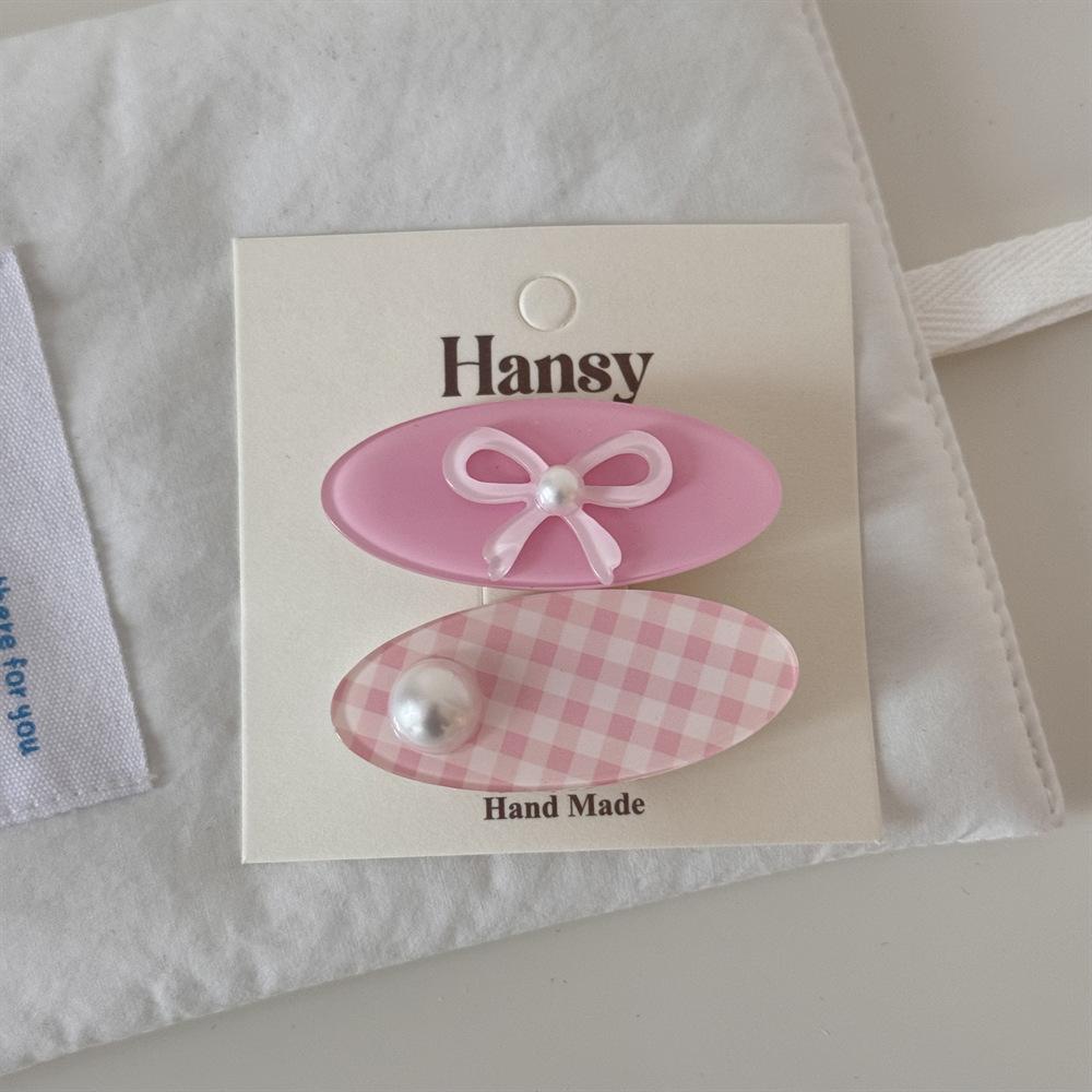 2/3Pcs Cute Cartoon Floral Pink Duckbill Clips Korean Sweet Hair Side Clips Women Girl Bangs Hairpins Headwear Style Accessories