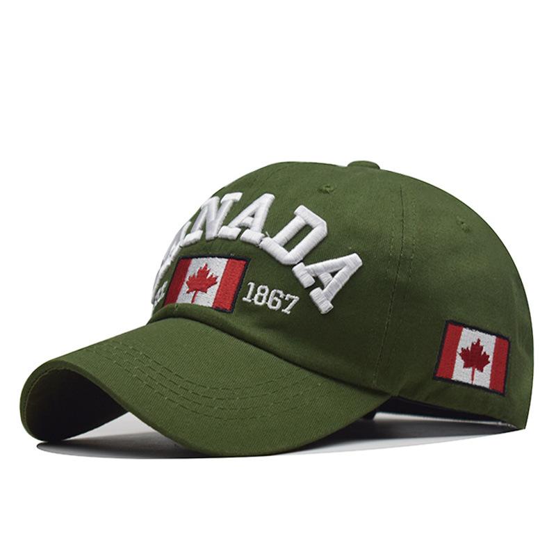eBay Letter CANADA Baseball Cap Men's and Women's Canadian Baseball Cap Cotton Versatile Cap