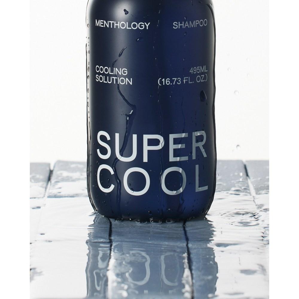 Mentology Super Cool Cooling Hair Loss Functional Shampoo, 495ml, 1 unit