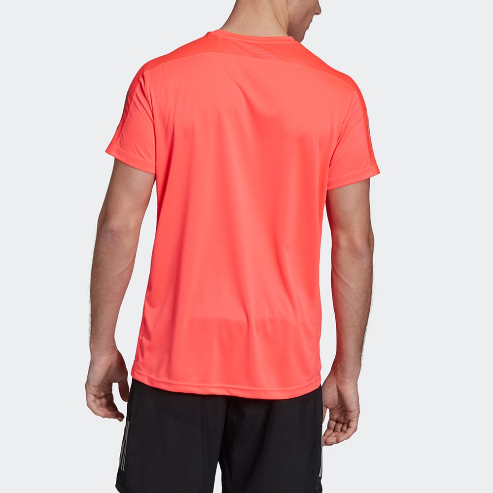 Adidas Own The Run Running T Shirt Men's Dark Pink FT1430