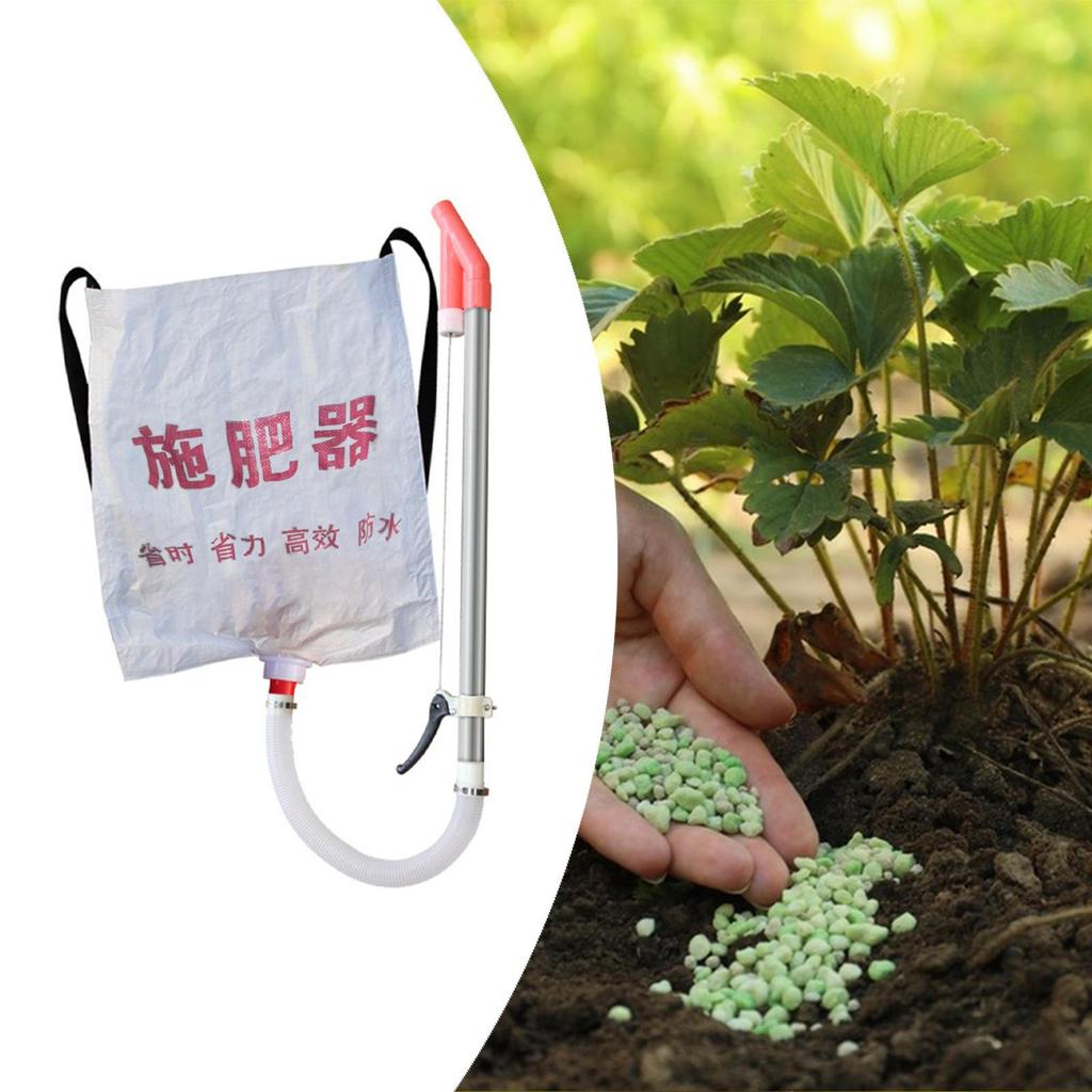 Back Carrying Woven Bag Manual Spreader 10 Kg Capacity for Agricultural Use Sturdy Multipurpose